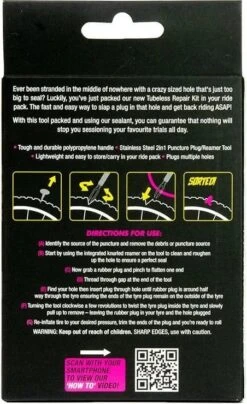 Muc-Off Puncture Plug Tubeless Repair Kit Tool + 10 Plugs -SRAM Shop 13330625e144e7327db42.59220114