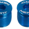 Neatt Attack V2 / Oxygen V2 Blue Pedal Axle Covers (x2)