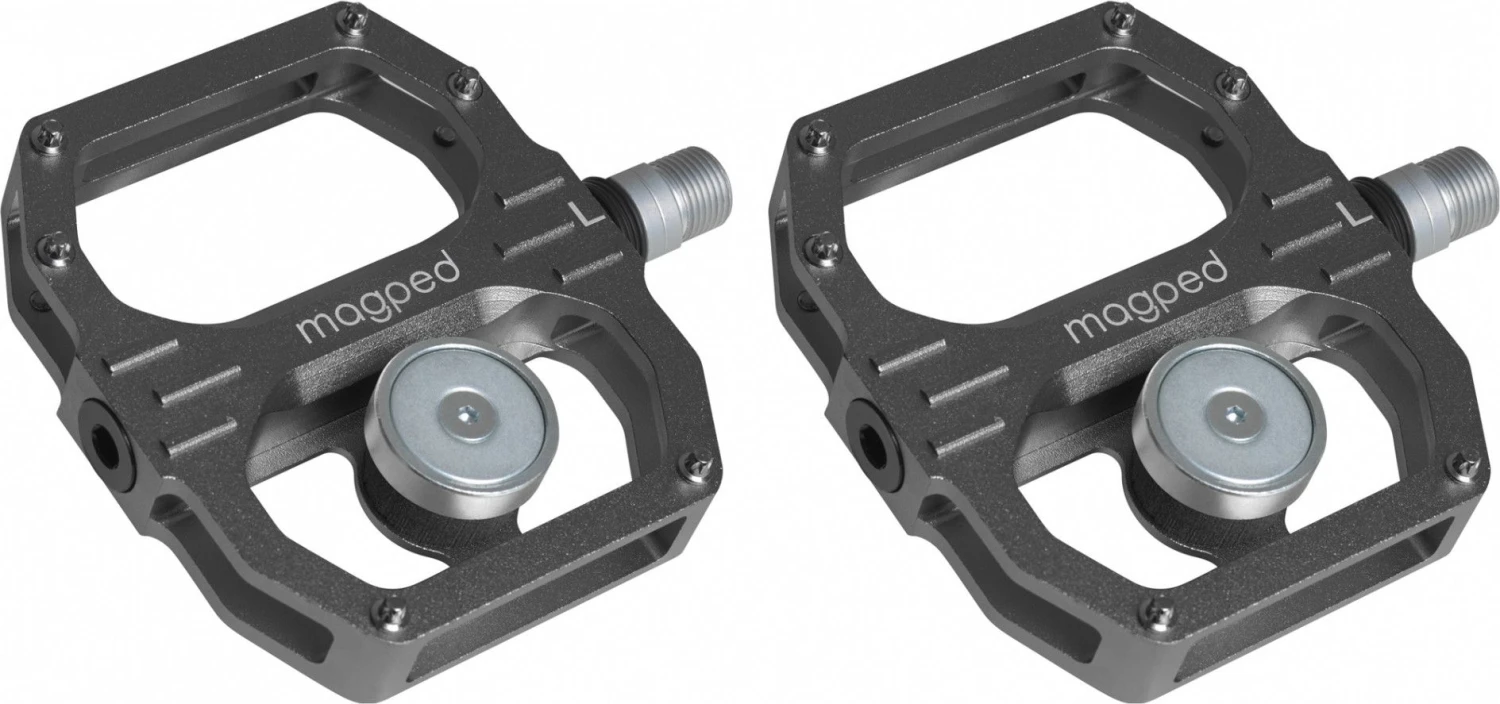 Pair Of Magped Sport 2 Magnetic Pedals (200 N Magnet) Grey 1 Pair Of Magped Sport 2 Magnetic Pedals (200 N Magnet) Grey
