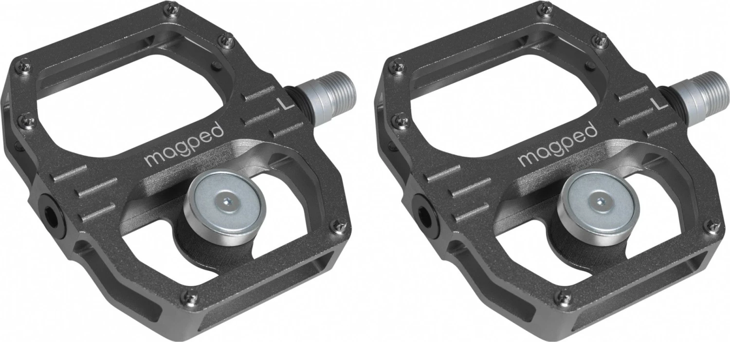 Pair Of Magped Sport 2 Magnetic Pedals (150 N Magnet) Grey 1 Pair Of Magped Sport 2 Magnetic Pedals (150 N Magnet) Grey