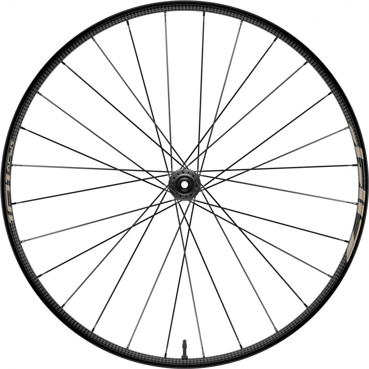 Zipp 101 XPLR Tubeless 650b Disc Front Wheel | 12x100mm | Centerlock | Black And Beige Kwiqsand 3 Zipp 101 XPLR Tubeless 650b Disc Front Wheel | 12x100mm | Centerlock | Black And Beige Kwiqsand - Image 3