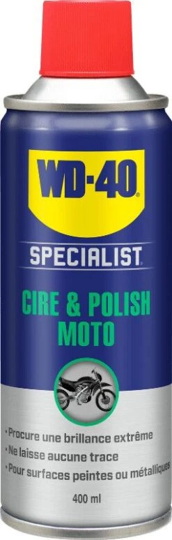 Spray Wax/Polish WD-40 Specialist Cire & Polish Moto 400 Ml