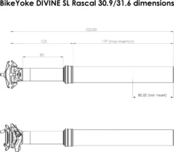 Bike Yoke Divine SL Rascal Telescopic Seatpost (without Control) -SRAM Shop 2032308607046edb0ec46.33767532
