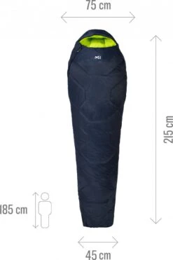 Millet Baikal 1100 Reg Blue Unisex Sleeping Bag -SRAM Shop 218156961b1f449cee513.42427776