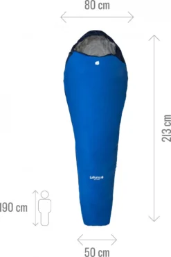 Lafuma Active 10 ° Blue Unisex D Sleeping Bag -SRAM Shop 218482061bb18c7267f17.56015509