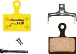 SwissStop Disc 34 RS Organic Brake Pads For Shimano / TRP / Tektro / Rever Brakes